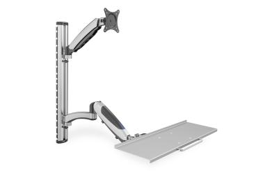 Arbeitsplatz (Monitor, Tastatur, Maus) Wandmontage 