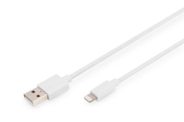 USB-A - Lightning Daten-/Ladekabel, MFI zertifiziert, 2m 
