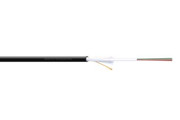 Verlegekabel Innen/Außen A/I-DQ (ZN) BH 50/125 µ OM4, 12 Fasern, BauPVO Dca, LSZH-1 