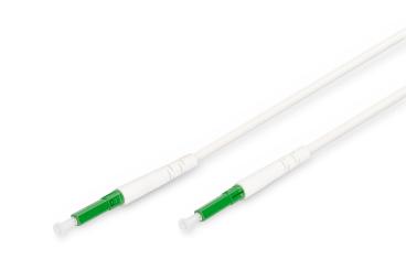 FTTH vorkonfektioniertes Dropkabel, einblasbar, Singlemode, 1 Faser, LC/APC, 50 m 