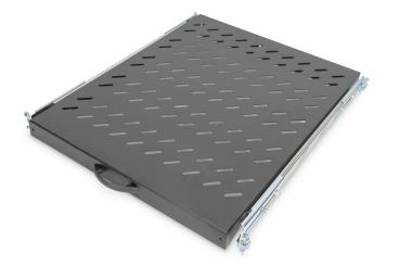 Ausziehbarer Fachboden für 483 mm (19")-Schränke 