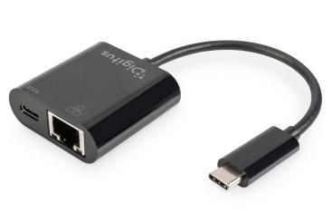 USB Type-C™ Gigabit Ethernet Adapter mit Power Delivery Unterstützung 