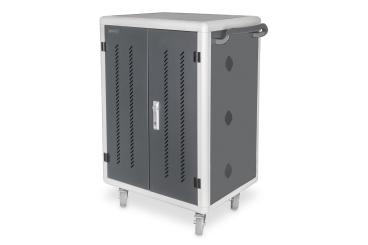 Mobiler Ladeschrank für 30 Notebooks / Tablets bis 16 Zoll, Datensynchronisation, UV-C, USB-A 