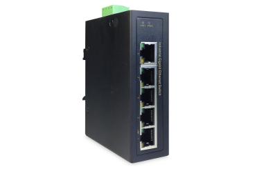 5 Port Gigabit Ethernet Netzwerk Switch,Industrial, Unmanaged 