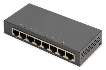 8-Port Gigabit Switch, Desktop, Unmanaged, Metallgehäuse 