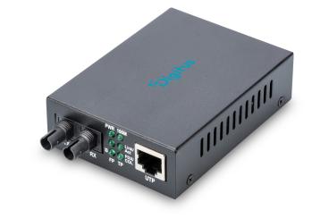 Fast Ethernet Medienkonverter, RJ45 / ST 