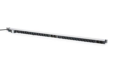 Basis IT PDU, 1-phasig 32A, 24 x C13, 2 x C19, 4 x Schutzkontaktsteckdose, 3 m Zuleitung, IEC 60309 32 A Stecker 