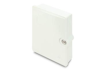 FTTH/FTTB-Anschlussgehäuse, bestückt, OS2, 12 Fasern, LC/PC 