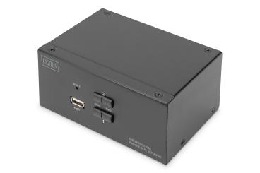 KVM-Switch, 2 Port, Dual Display, 4K, DisplayPort® 