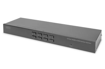 Desktop 8 Port HDMI KVM Switch Single View 