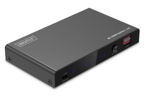 8K HDMI Splitter, 1x2 